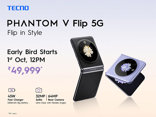 TECNO Revolutionizes Fold Market by Unveiling First Flip Phone in Sub-50K Segment