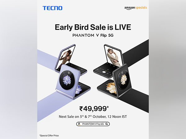 TECNO PHANTOM V FLIP 5G Sold out in a Flash as Part of the Early Bird Sale