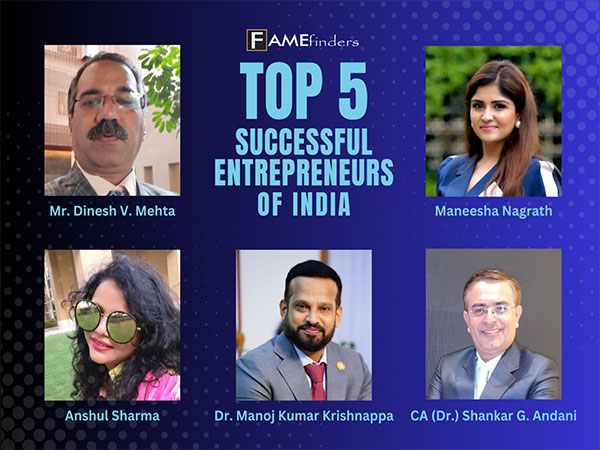 Fame Finders Unveils India's Top 5 Entrepreneurs
