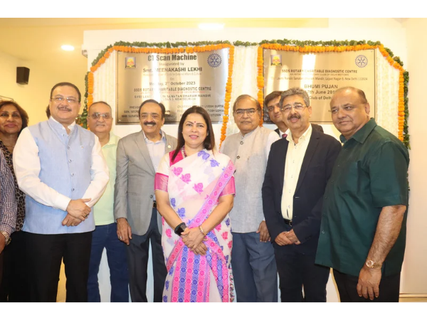 Inauguration of CT Scan Machine by Minister Meenakashi Lekhi Marks a Milestone in Healthcare
