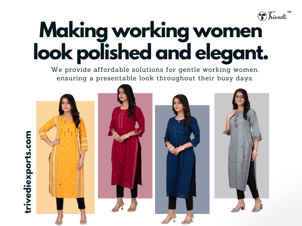 Trivedi Kurtis: Redefining Office Attire with Affordable Elegance and Global Impact
