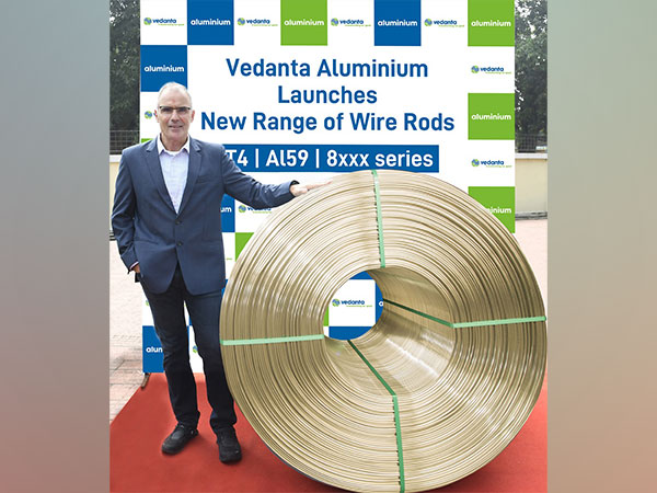 John Slaven CEO - Vedanta Aluminium launches new range of wire rods for the power transmission sector