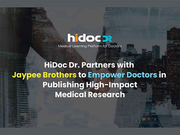 HiDoc Dr. Partners with Jaypee Brothers to Empower Doctors in Publishing High-Impact Medical Research