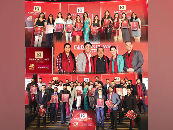 ET F&B CONCLAVE, NORTH INDIA 2023 - Felicitating the F&B Business Leaders (40 under Forty) and Top Women Achievers