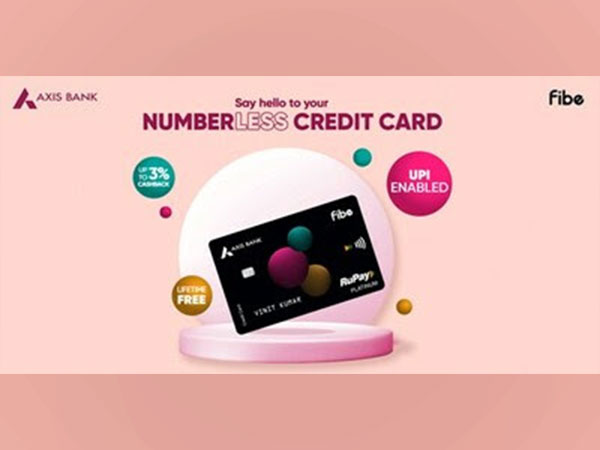 Fibe Axis Bank numberless credit card