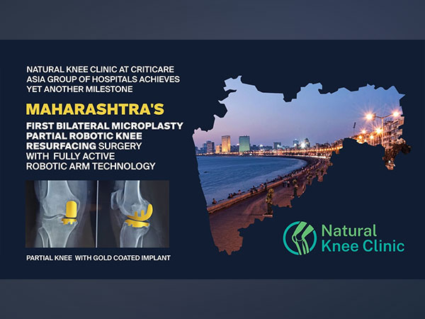 Maharashtra's First Bilateral Partial Robotic Knee Resurfacing Surgery with Fully Active Robotic Arm Technology at Natural Knee Clinic, CritiCare Asia Hospital