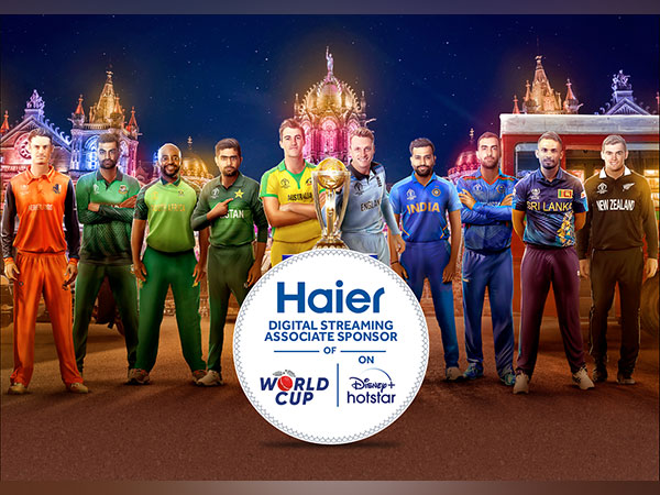 Haier India comes onboard as a Digital Streaming Associate Sponsor for ICC Men's Cricket World Cup 2023 on Disney+ Hotstar