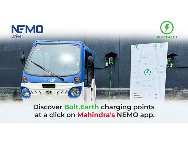 Discover Bolt.Earth charging points at a click on Mahindra's NEMO app