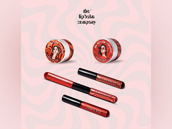 Introducing The Lip Balm Company's Newest Lip Sensations: Coral Red and Lava Vegan Tinted Lip Balms in Eco-Friendly Glass Packaging