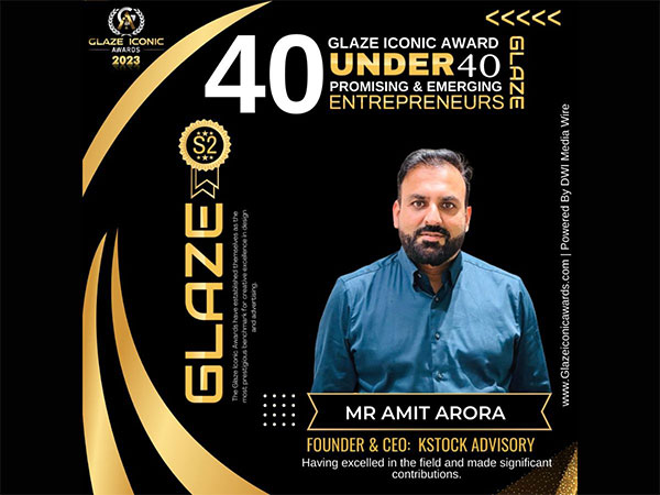 Amit Arora Recognized with the Glaze Award 40 Under 40