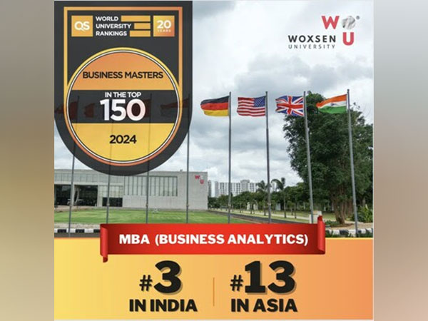 Woxsen University amongst Top 101+ MBA Programs Worldwide in QS Business Masters Rankings 2024