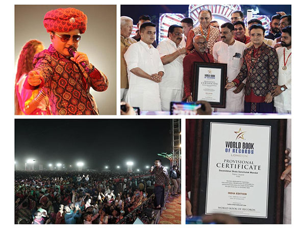 Record-Breaking Garba Event at Rajkot Featuring Bollywood Singer Parthiv Gohil Celebrates the Song 'Maadi' by PM Narendra Modi on Sharad Poonam