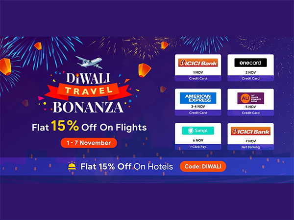 ixigo Announces Diwali Travel Bonanza Sale: Exclusive Discounts on Flights and Hotels starting 1st November