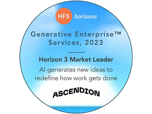 Ascendion Named Market Leader in Generative Enterprise Study from HFS Research