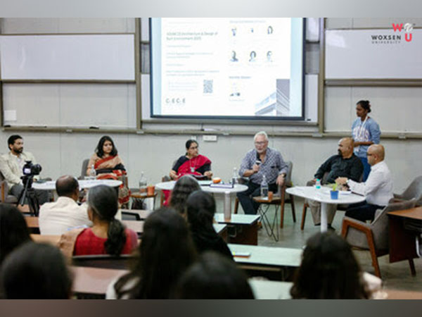 Nishant Upadhyay, Kamalika Bose, Dr Rajini Devarajan, Peter Bishop, Kailasa Rao, Mohammad Toyon during a panel discussion.