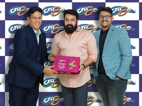Mohanlal Joins Hands with Craze Biscuits to Take the Brand to Global Market