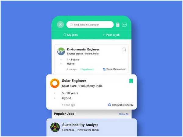 BlueCircle is India's Green Jobs & Learning App: Explore opportunities across sectors - E-Mobility, Renewable Energy, Sustainability, Water & Waste Management, Agriculture and many more