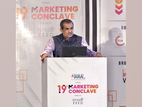 Vikram Sahay, Joint Secretary, Ministry of Information and Broadcasting, Government of India, delivering the keynote address at MarCon 2023