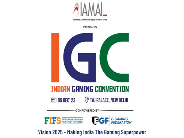 Union Minister Rajeev Chandrasekhar to Deliver Keynote at India's Largest Online Gaming Convention on December 5
