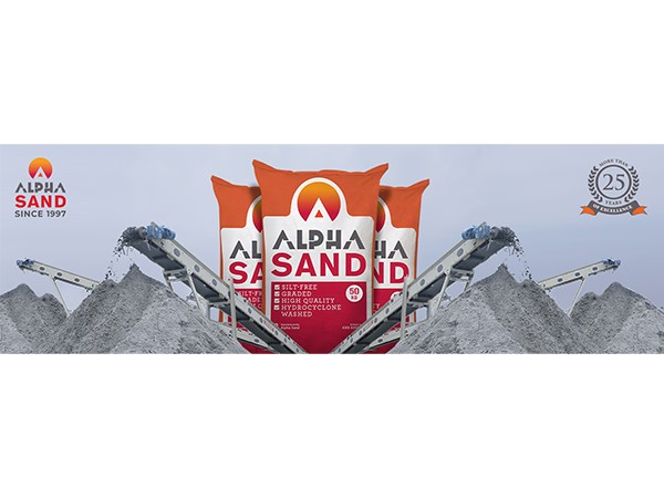 Alpha Sand transformed the construction industry with its silt-free premium-grade sand