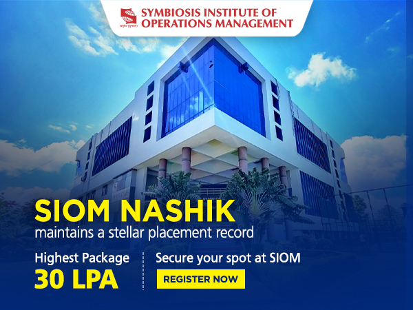 SIOM Nashik excels in placements, with the highest package reaching an impressive 30 LPA
