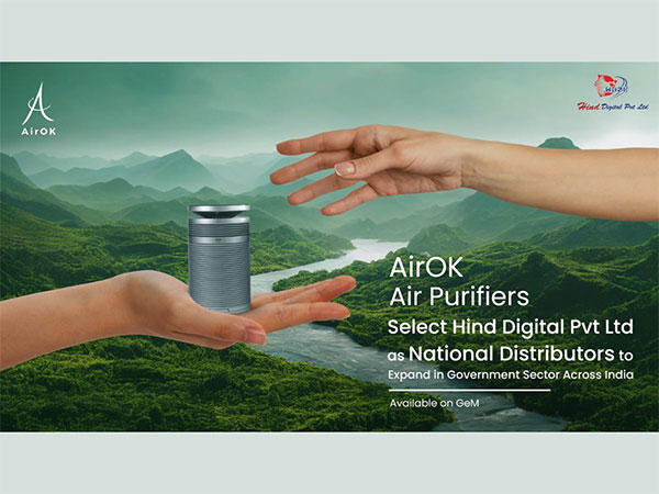 AirOK Air Purifiers Select Hind Digital Pvt. Ltd. as National Distributors to Expand in Government Sector Across India
