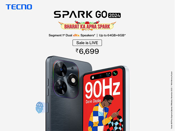 Much-Anticipated TECNO SPARK Go 2024 Goes on Sale Starting December 7th at Retail Outlets and Amazon