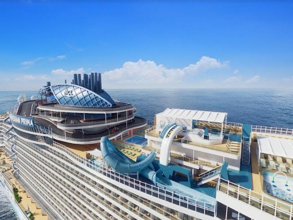 Norwegian Cruise Line prima ship exterior top deck