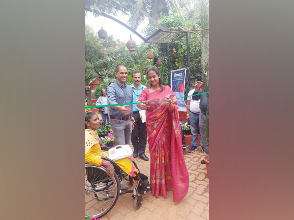 Rajalakshmi Agarwal, Chairperson of Ola Foundation and Mathew Chandy, CEO of Duroflex, inaugurating the 10-day Garden Fair organised by The Association of People with Disability
