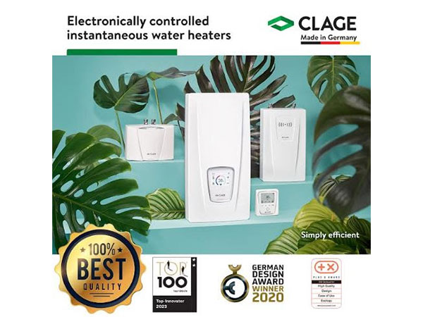 Range of next-gen water heaters from Germany' trusted brand Clage