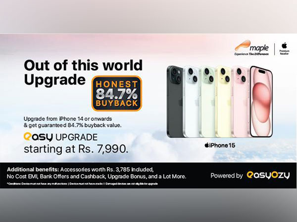 Get your new iPhone at Rs 15,000 exclusively at Maple with an exclusive Upgrade plan