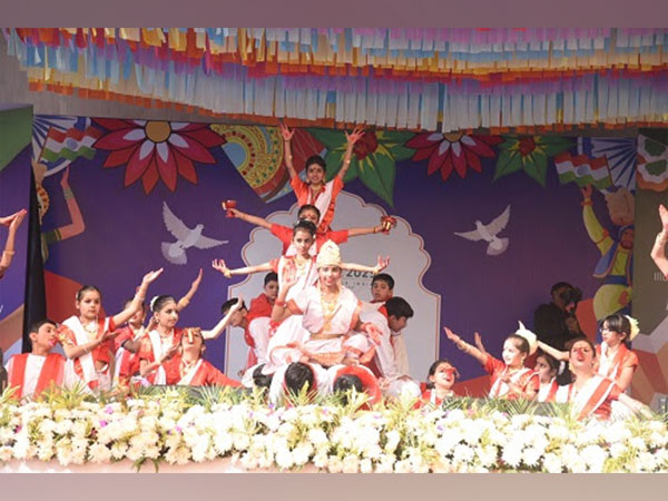 Students of Satluj Public School performing during Satluj Pride 2023