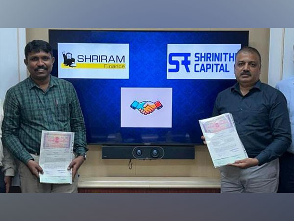 This agreement has signed by Sellamani Founder and CEO of Shrinithi Capital and Simon Mahendran, Chief Business Head - Partnership Business, Shriram Finance Ltd.