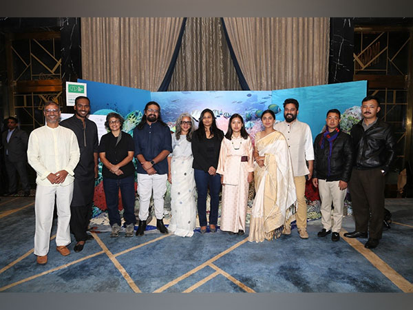 Rushikesh Chavan (Head, THT) with Mrunmayee Deshpande(actor), and renowned filmmakers Akanksha Sood Singh, Rita Banerji and Akshay Mandavkar during the launch event.