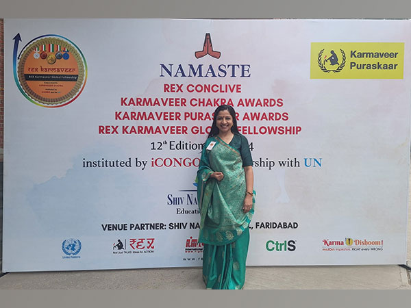 Child Psychologist Riddhi Doshi Patel awarded the coveted Rex Karmaveer for safeguarding Children's Mental and Emotional Health