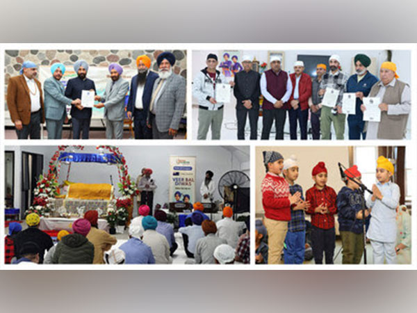 Sikh diaspora of Greece, New Zealand, UAE, Canada & USA participating in Veer Bal Diwas organised by Indian Minorities Foundation.