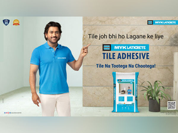 MYK LATICRETE Intensifies Campaign with MS Dhoni to Reinforce End-Consumer Involvement in Tile Installation
