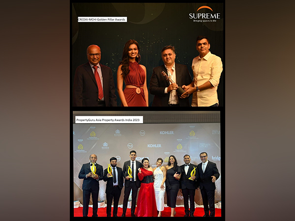 Supreme Universal secures two prestigious awards from CREDAI-MCHI and Property Guru Asia for excellence in luxury real estate