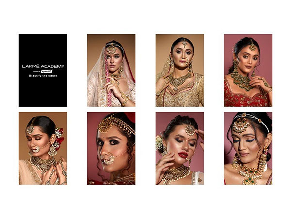 7 of the many vibrant looks created during the Bridal Expert Campaign