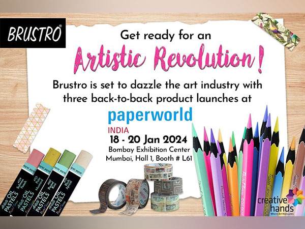 Brustro is Set to Dazzle Paperworld 2024- Mumbai with Three Exclusive Product Launches Over Three Consecutive Days