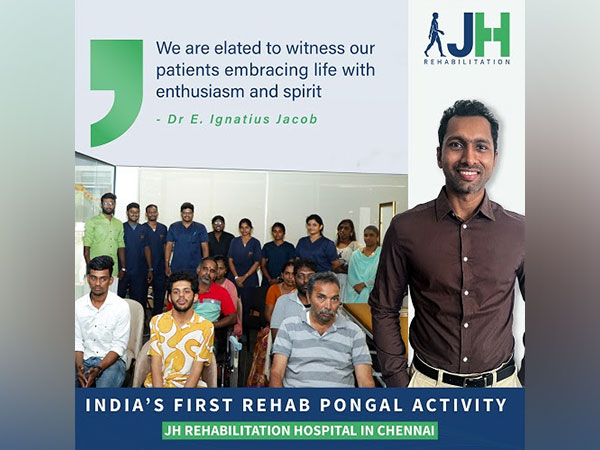 India's First Rehab Pongal Activity at JH Rehabilitation Hospital - Branding partner, Founder and CEO of BIRTH MARQUE, Shailendra Shivakumar