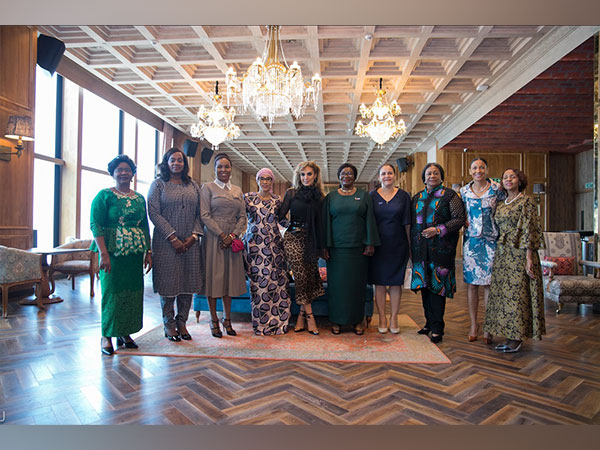 Senator, Dr. Rasha Kelej with Africa's First Ladies at Merck Foundation Africa Asia Luminary 2023 held in Mumbai