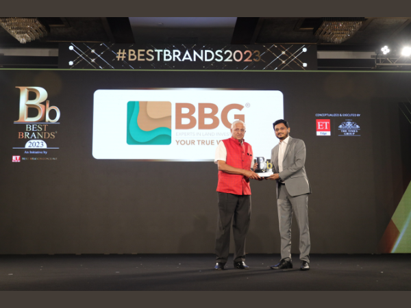 BBG Secures The Economic Times Best Brand Awards 2023 for the Third Consecutive Time