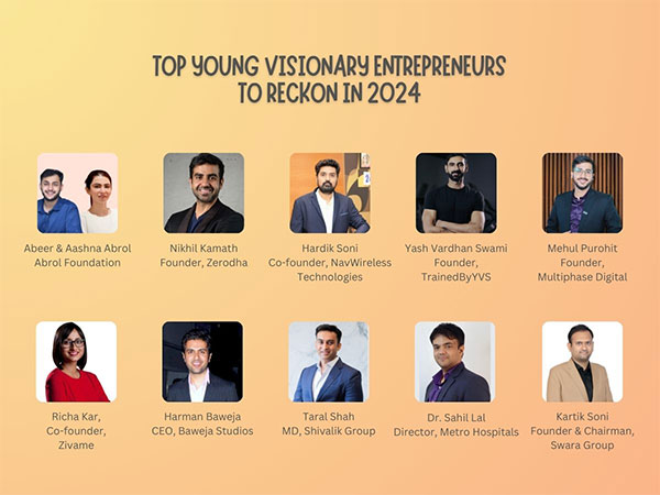 The list of coveted Young Visionary Entrepreneurs showcases the dynamic spirit and forward-thinking initiatives of ten trailblazing individuals who are set to redefine the entrepreneurial landscape.