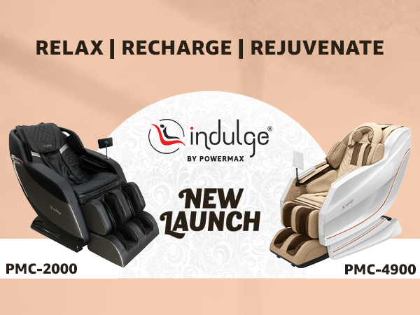PowerMax recently introduced two Full-Body Massage Chairs: PMC 2000 and PMC 4900