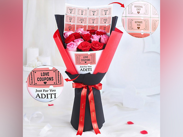 Joyful Love Coupon Roses from FNP for Couples seeking an exciting and memorable Valentine's Day celebration