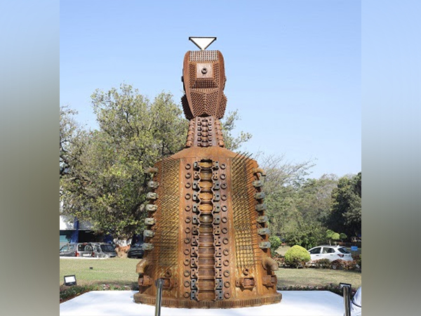 'The Bearing Being' sculpture at SKF's Pune Factory