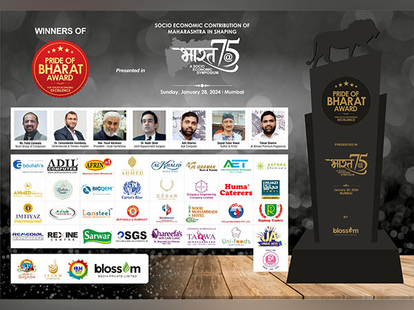 Brands and Individuals were presented 'Pride of Bharat Award', organised by Blossom Media to commemorate the 75th year of the Republic Day of India
