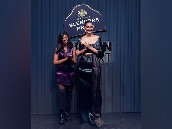 Sonam Kapoor and Rimzim Dadu at the Blenders Pride Glassware Fashion NXT showcase in Gurugram