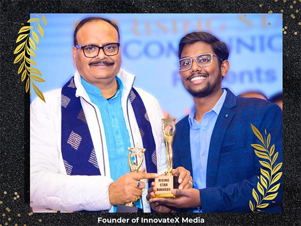 Himanshu Kumar, Founder of InnovateX Media Receives Top Honor from Uttar Pradesh's Deputy Chief Minister